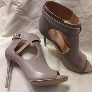 Zara Woman Heeled Open Toe Bootie